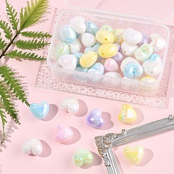 40Pcs UV Plating Acrylic Beads&nbsp;MACR-FS0002-18