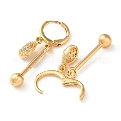 Rhinestone Teardrop Leverback Earrings&nbsp;EJEW-K256-27KCG