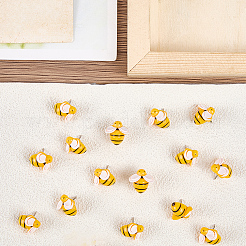 30Pcs Resin Bees Drawing Pins&nbsp;AJEW-SC00061