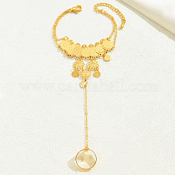 Brass Link Finger Ring Bracelets for Women&nbsp;UV8237