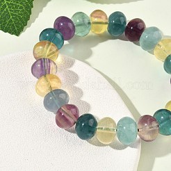 Natural Fluorite Beaded Bracelets&nbsp;G-H332-13