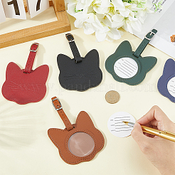 5Pcs 5 Colors PU Leather Luggage Tags&nbsp;AJEW-CL0002-59B