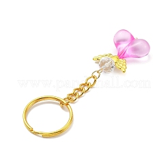 Heart Angel Acrylic & Alloy Keychains&nbsp;KEYC-JKC00583-02