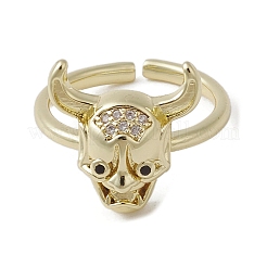 Brass Adjustable Rings&nbsp;RJEW-K257-88B-G
