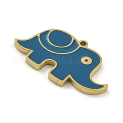 316 Surgical Stainless Steel Enamel Charms&nbsp;STAS-M073-19A-03G