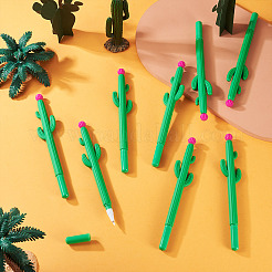 10Pcs Cactus Rubber Gel Pen&nbsp;AJEW-TA0002-68