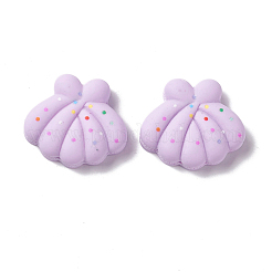 Opaque Resin Cabochons&nbsp;RESI-G036-F08