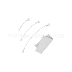 925 Sterling Silver Chain Extender Sets&nbsp;STER-BC0002-58