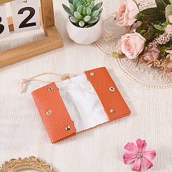 1Pc Imitation Leather Pocket Tissue Holder&nbsp;AJEW-CL0003-19A