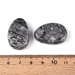 Natural Map Stone Pendants&nbsp;G-N349-08C