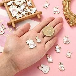 50Pcs 10 Styles Alloy Enamel Pendants&nbsp;ENAM-CJ0003-27