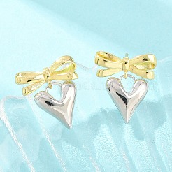 Brass Stud Earrings&nbsp;EJEW-G471-39GP