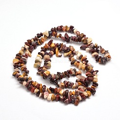 Natural Mookaite Chip Bead Strands&nbsp;X-G-M205-39