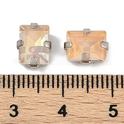 Brass Glass Rhinestone Sew on Rhinestones&nbsp;RGLA-B004-08A-P