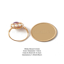 Natural Amethyst Finger Ring for Girl Women&nbsp;X1-RJEW-TA00012-5