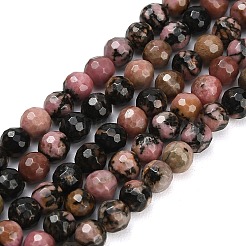 Natural Rhodonite Beads Strands&nbsp;G-C280-B12-6mm
