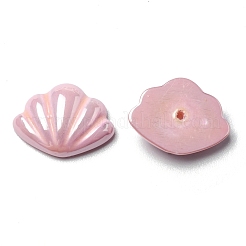 Opaque Resin Shell Shaped Beads&nbsp;RESI-F043-01