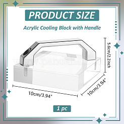 Acrylic Cooling Block with Handle&nbsp;DIY-BC0016-93