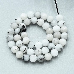 Natural Quartz Beads Strands&nbsp;G-N355-8mm-01