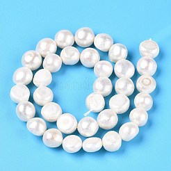 Natural Cultured Freshwater Pearl Beads Strands&nbsp;PEAR-N014-10D