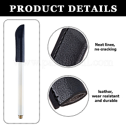 6Pcs PU Leather Pen Tip Protective Case&nbsp;AJEW-CL0002-24B