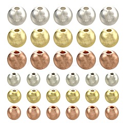 330Pcs 6 Style 3 Colors Electroplate Non-magnetic Synthetic Hematite Beads Strands&nbsp;G-FS0001-07