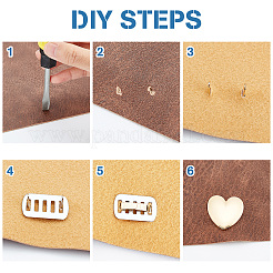 8 Sets 2 Style Alloy Bag Decorative Buckle Clip&nbsp;DIY-WR0001-86