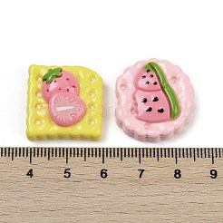 Opaque Resin Cabochons&nbsp;RESI-K043-16