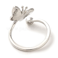 Brass Micro Pave Cubic Zirconia Rings for Women&nbsp;RJEW-E295-19P