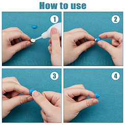 80Pcs 5 Colors Iron Adjustable Ring Components&nbsp;IFIN-HS0001-01B