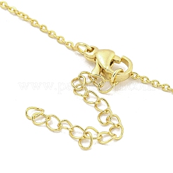 Brass Pendant Necklaces&nbsp;NJEW-Z032-02G