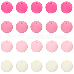 Rubberized Style Imitated Silicone Acrylic Beads&nbsp;MACR-PA0001-06B-01