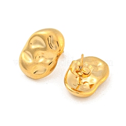 Oval 304 Stainless Steel Ear Studs&nbsp;EJEW-L290-014G