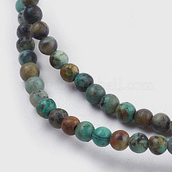 Natural African Turquoise(Jasper) Bead Strands&nbsp;X-G-A130-2mm-L03
