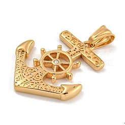 Ion Plating(IP) 304 Stainless Steel Pendants&nbsp;STAS-D110-13G