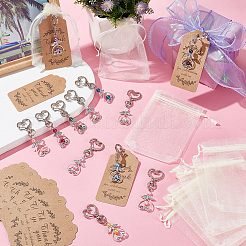 1 Set Angel Glass Pearl Pendant Decoration&nbsp;KEYC-BC0001-16
