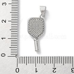 Rack Plating Brass Micro Pave Cubic Zirconia Pendants&nbsp;KK-Z079-02P