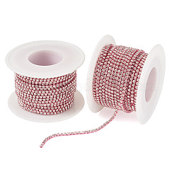 2 Roll Electrophoresis Iron Rhinestone Strass Chains&nbsp;CHC-TA0001-38A