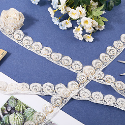 3 Yards Polyester Lace Trim Ribbon&nbsp;OCOR-GF0005-17