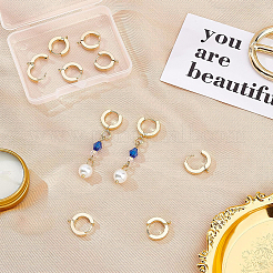 10Pcs 201 Stainless Steel Huggie Hoop Earrings Findings&nbsp;STAS-BC0002-45