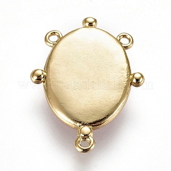 Golden Plated Brass Chandelier Component Links&nbsp;KK-L155-03B-G