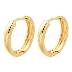 Rack Plating Ring Brass Hoop Earrings for Women&nbsp;EJEW-C125-14G