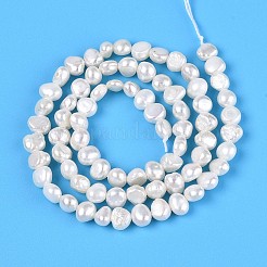 Natural Cultured Freshwater Pearl Beads Strands&nbsp;PEAR-T006-18B
