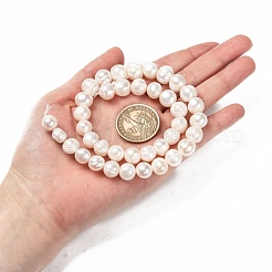 Natural Cultured Freshwater Pearl Beads Strands&nbsp;PEAR-L001-G-14