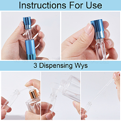 Empty Portable Glass Spray Bottles&nbsp;AJEW-GL0002-30