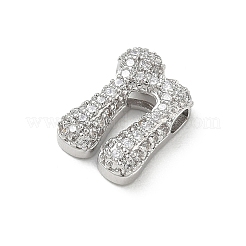Brass Micro Pave Cubic Zirconia Pendants&nbsp;KK-A300-02P-N