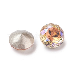 K9 Glass Rhinestone Pointed Back Cabochons&nbsp;X-RGLA-P030-06B-001PS