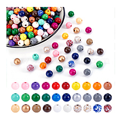 360Pcs 30 Colors Wood European Beads&nbsp;WOOD-PH0003-32