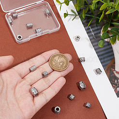 16Pcs 8 Styles 304 Stainless Steel Beads&nbsp;STAS-UN0060-60