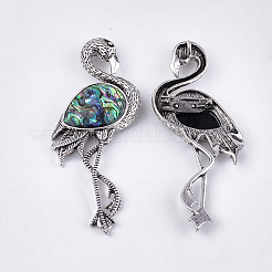 Abalone Shell/Paua Shell Brooches/Pendants&nbsp;RESI-S376-20C